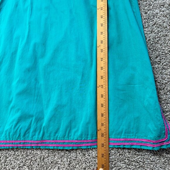 Gretchen Scott Womens S Tunic Dress Embroidery 3/4 Sleeves Boho Style - Picture 7 of 10